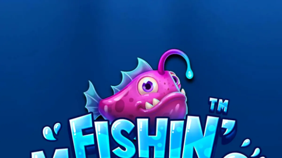 Tampilan visual slot Fishin’ Madness Quadgrows dengan tema bawah laut dan mekanisme grid yang berkembang.
